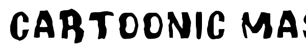 Cartoonic Massive font preview